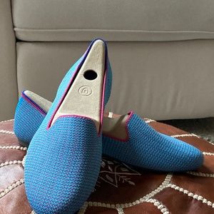 Rothys Bluebell Triple Stitch Loafers